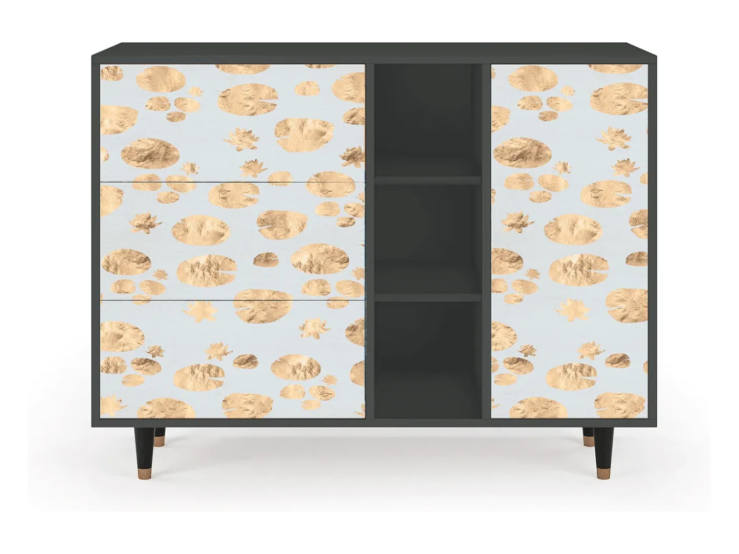 Aparador - 125x98x48 cm - BS2 - Blue Giraffe, Antracita