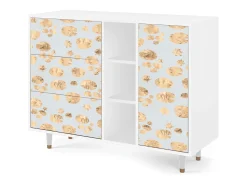 Aparador - 125x98x48 cm - BS2 - Blue Giraffe, Blanco
