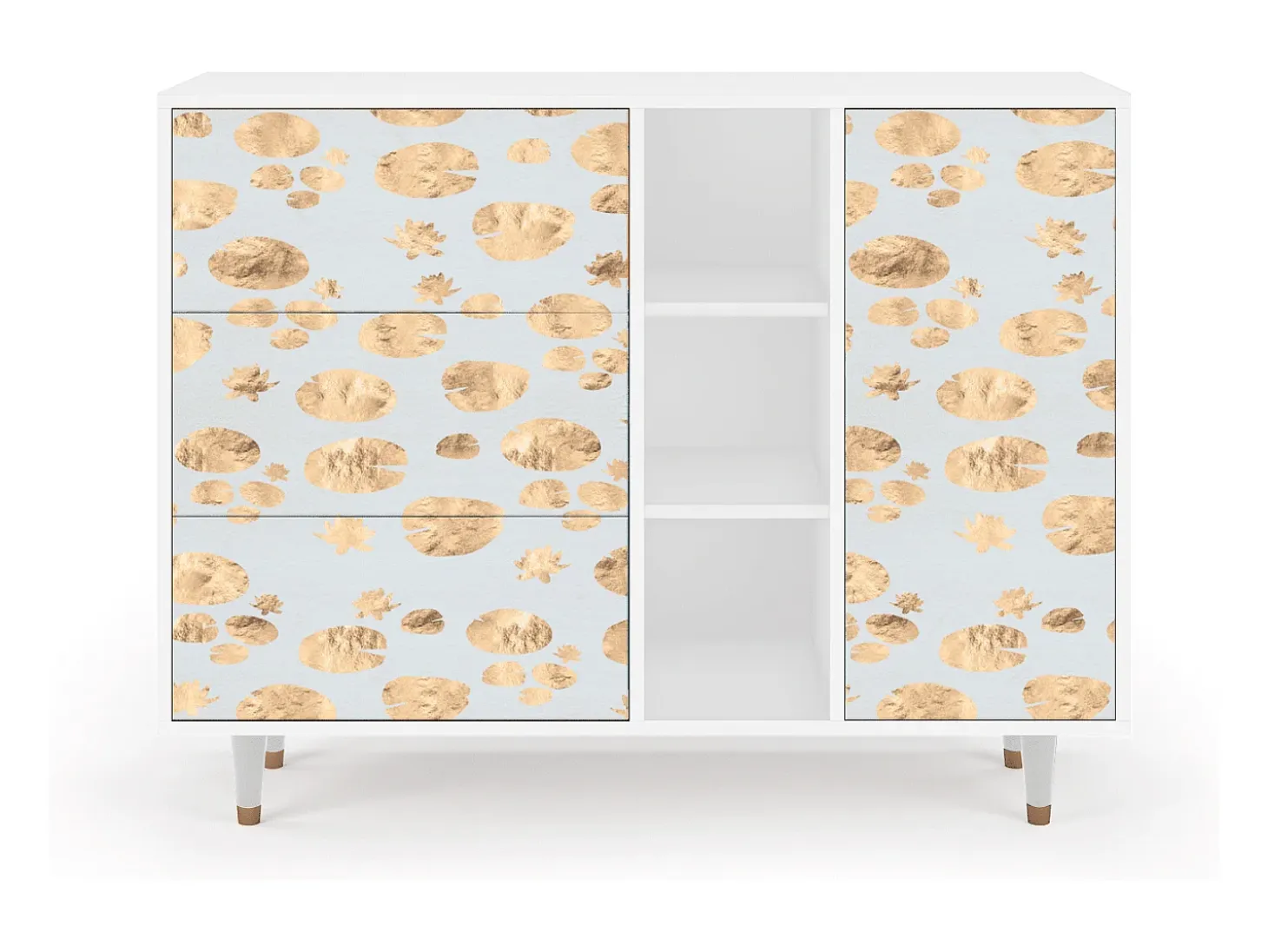 Aparador - 125x98x48 cm - BS2 - Blue Giraffe, Blanco
