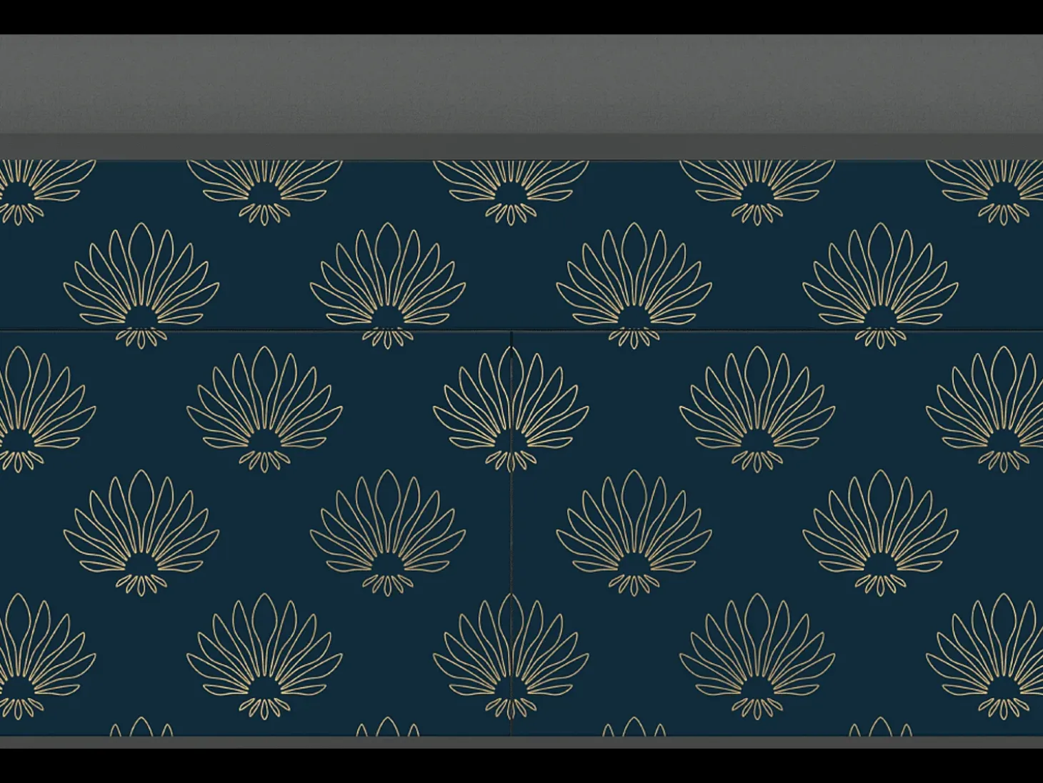 Aparador - 115x85x48 cm - BS4 - Blue Lotus, Antracita