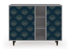 Aparador - 125x98x48 cm - BS2 - Blue Lotus, Gris