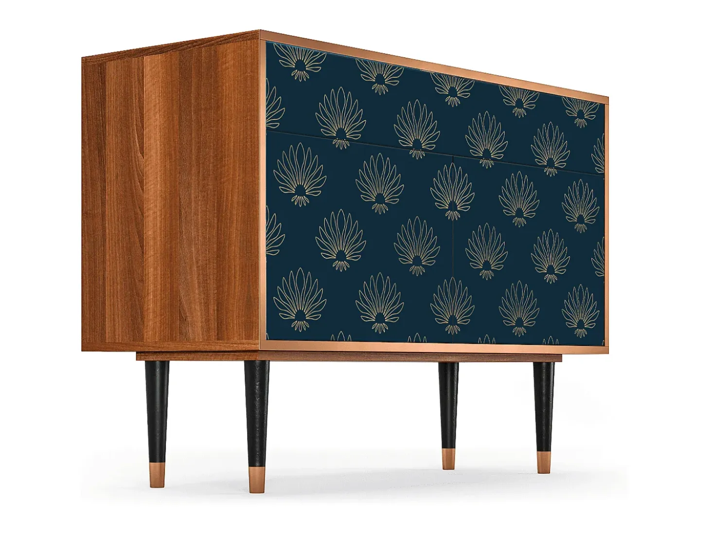 Aparador - 115x85x48 cm - BS4 - Blue Lotus, Nogal