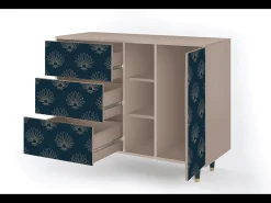 Aparador - 125x98x48 cm - BS2 - Blue Lotus, Latte