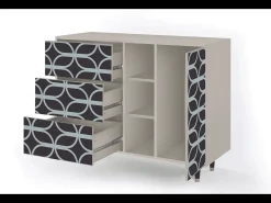 Aparador - 125x98x48 cm - BS2 - Braided Blue, Arena