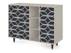 Aparador - 125x98x48 cm - BS2 - Braided Blue, Arena