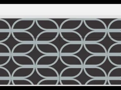Aparador - 115x85x48 cm - BS4 - Braided Blue, Blanco