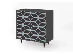 Aparador - 94x96x48 cm - BS3 - Braided Blue, Antracita