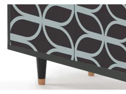 Aparador - 94x96x48 cm - BS3 - Braided Blue, Antracita