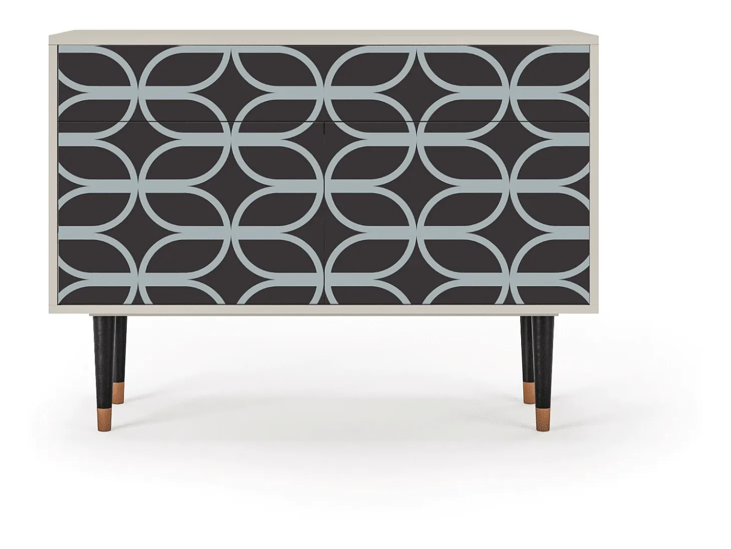 Aparador - 115x85x48 cm - BS4 - Braided Blue, Arena