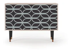Aparador - 115x85x48 cm - BS4 - Braided Blue, Latte