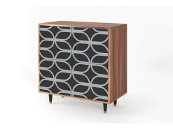 Aparador - 94x96x48 cm - BS3 - Braided Blue, Nogal