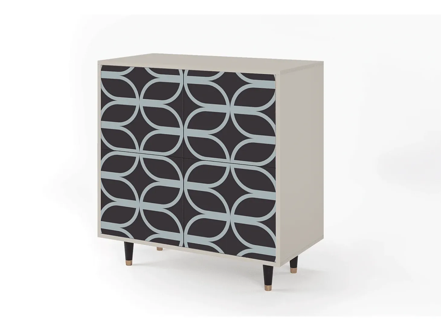 Aparador - 94x96x48 cm - BS3 - Braided Blue, Arena