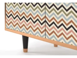 Aparador - 94x96x48 cm - BS3 - Bright Ripple, Nogal