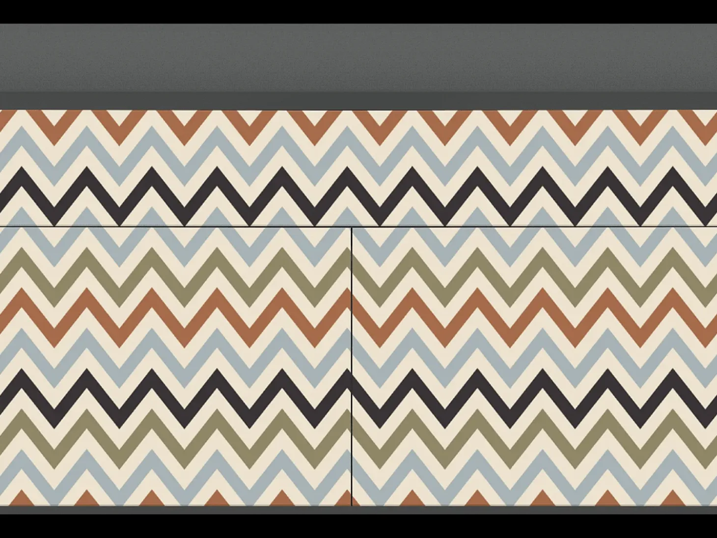 Aparador - 115x85x48 cm - BS4 - Bright Ripple, Antracita