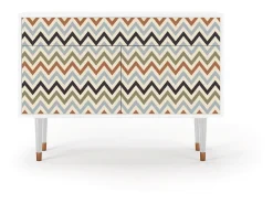 Aparador - 115x85x48 cm - BS4 - Bright Ripple, Blanco