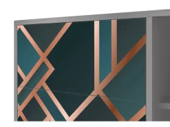 Aparador - 125x98x48 cm - BS2 - Bronze Crossroad, Gris