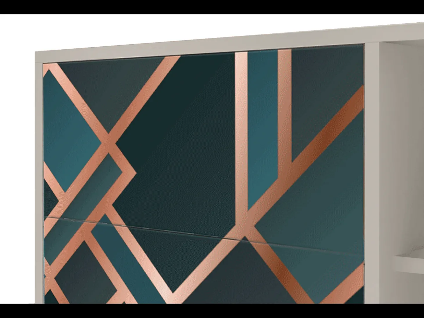 Aparador - 125x98x48 cm - BS2 - Bronze Crossroad, Arena