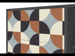 Aparador - 125x98x48 cm - BS2 - Brown Sensation, Antracita