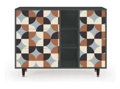Aparador - 125x98x48 cm - BS2 - Brown Sensation, Antracita