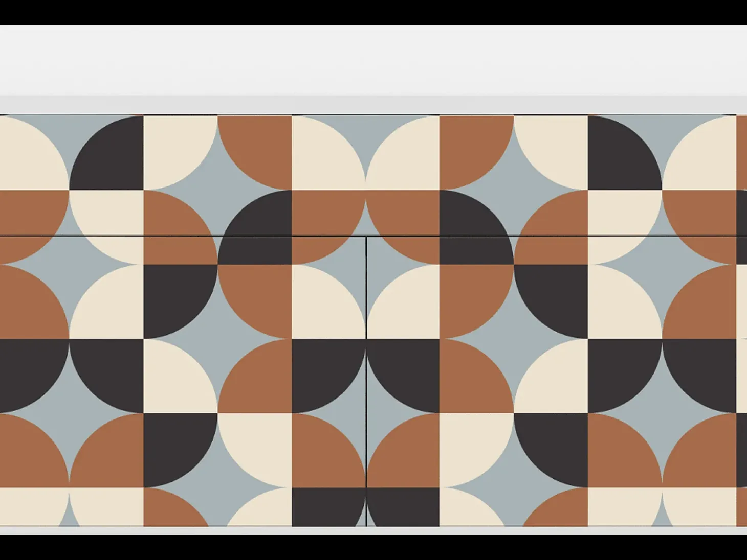 Aparador - 115x85x48 cm - BS4 - Brown Sensation, Blanco