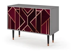 Aparador - 115x85x48 cm - BS4 - Burgundy Jewelery, Gris