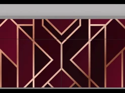 Aparador - 115x85x48 cm - BS4 - Burgundy Jewelery, Gris