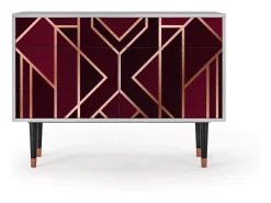 Aparador - 115x85x48 cm - BS4 - Burgundy Jewelery, Gris