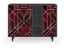 Aparador - 125x98x48 cm - BS2 - Burgundy Jewelery, Antracita