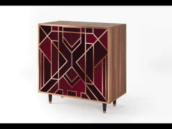 Aparador - 94x96x48 cm - BS3 - Burgundy Jewelery, Nogal