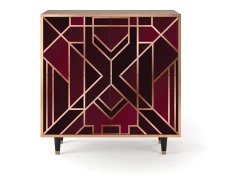 Aparador - 94x96x48 cm - BS3 - Burgundy Jewelery, Nogal