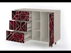Aparador - 125x98x48 cm - BS2 - Burgundy Jewelery, Arena