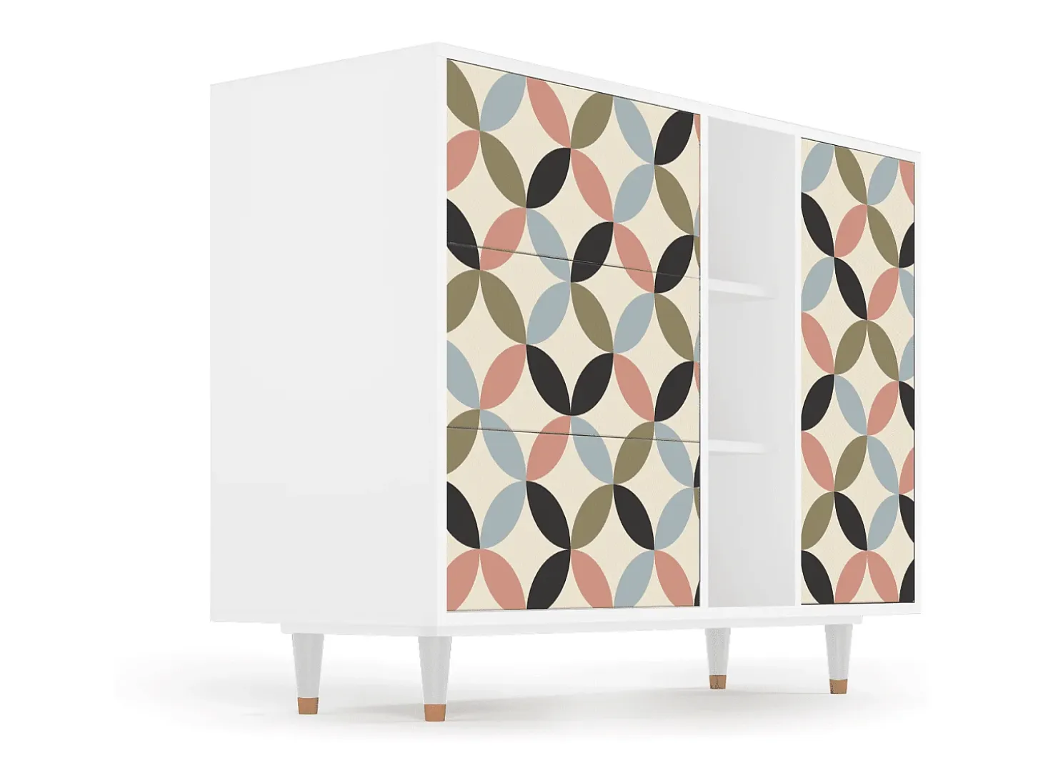 Aparador - 125x98x48 cm - BS2 - Butterfly Effect, Blanco