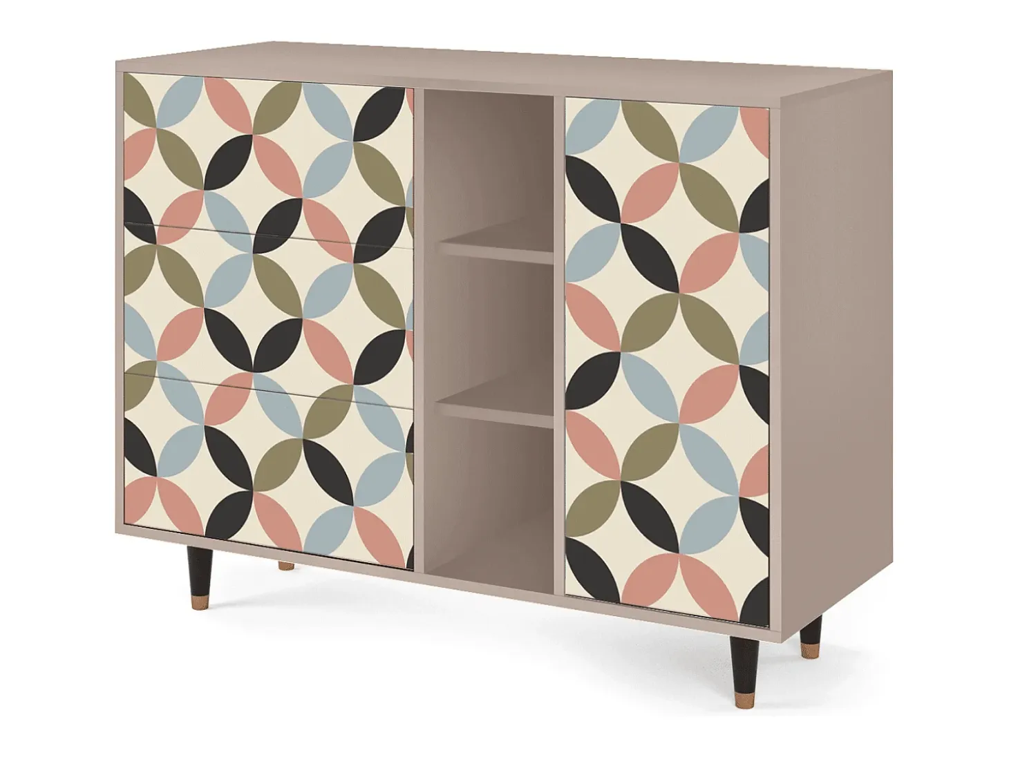 Aparador - 125x98x48 cm - BS2 - Butterfly Effect, Latte