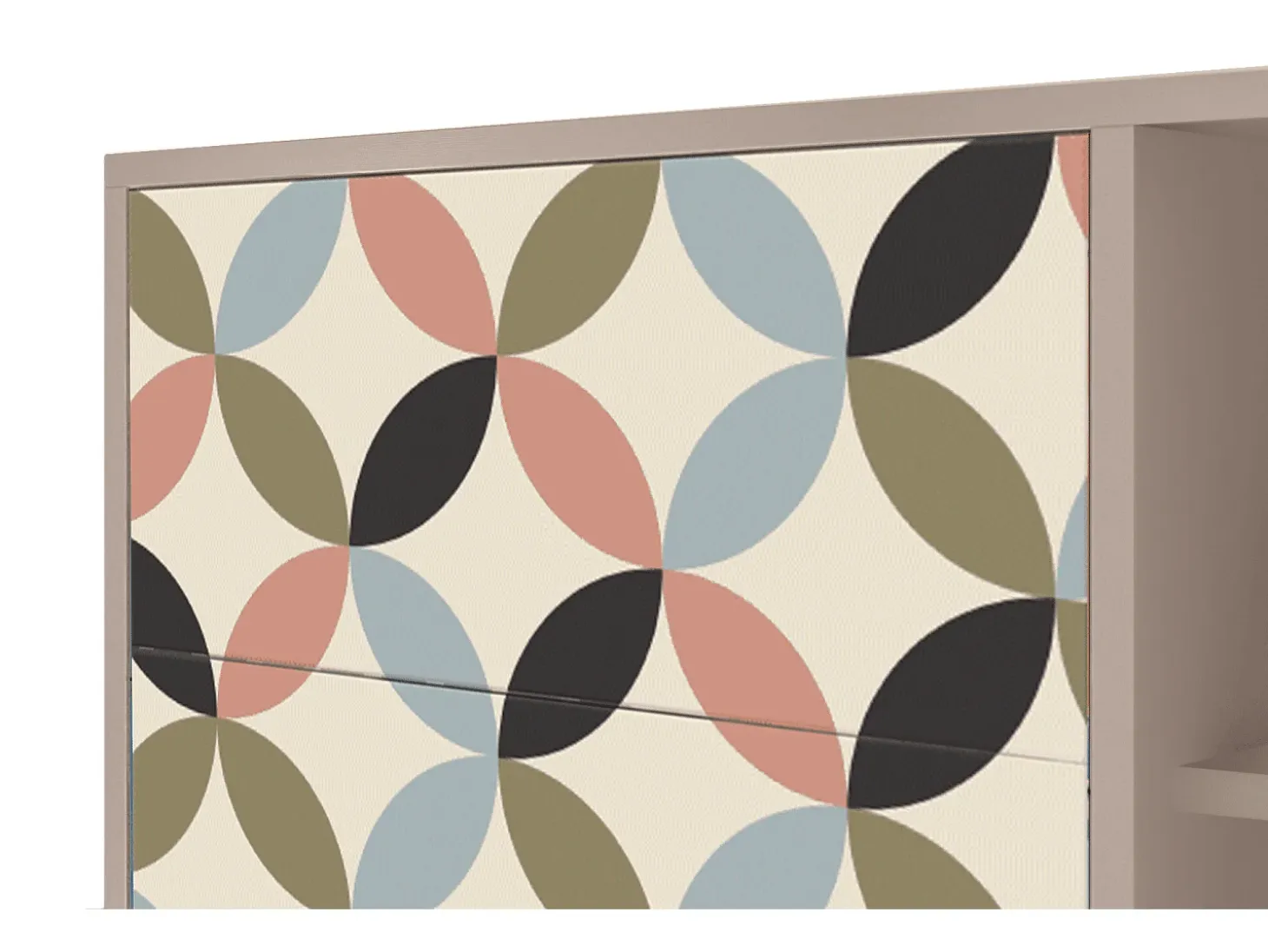 Aparador - 125x98x48 cm - BS2 - Butterfly Effect, Latte