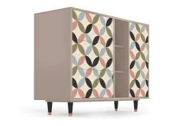 Aparador - 125x98x48 cm - BS2 - Butterfly Effect, Latte
