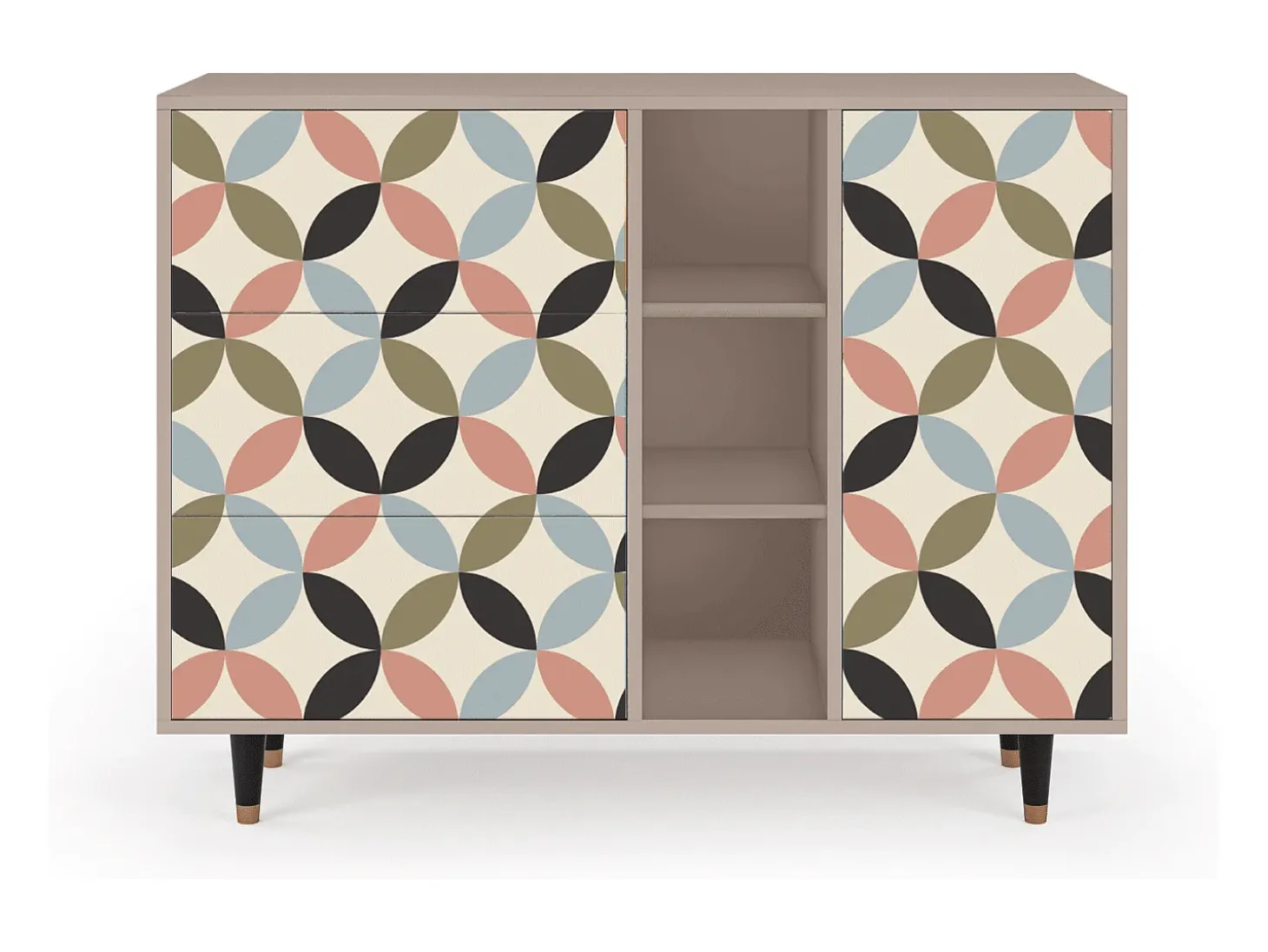 Aparador - 125x98x48 cm - BS2 - Butterfly Effect, Latte