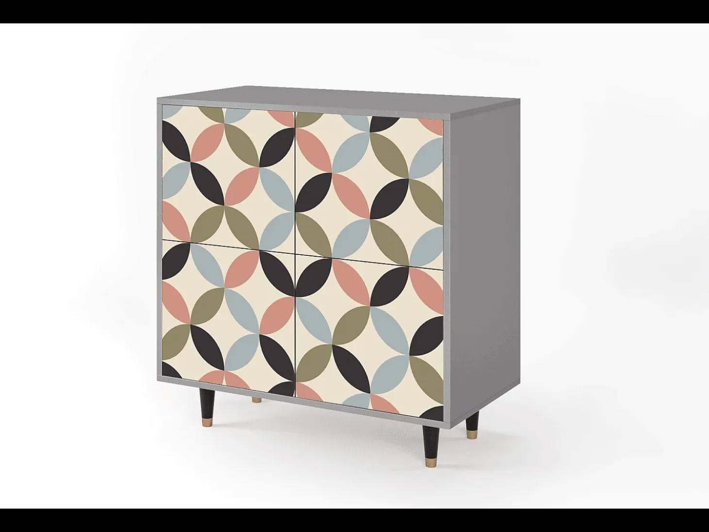 Aparador - 94x96x48 cm - BS3 - Butterfly Effect, Gris