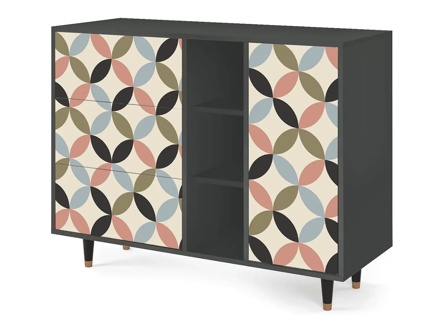Aparador - 125x98x48 cm - BS2 - Butterfly Effect, Antracita