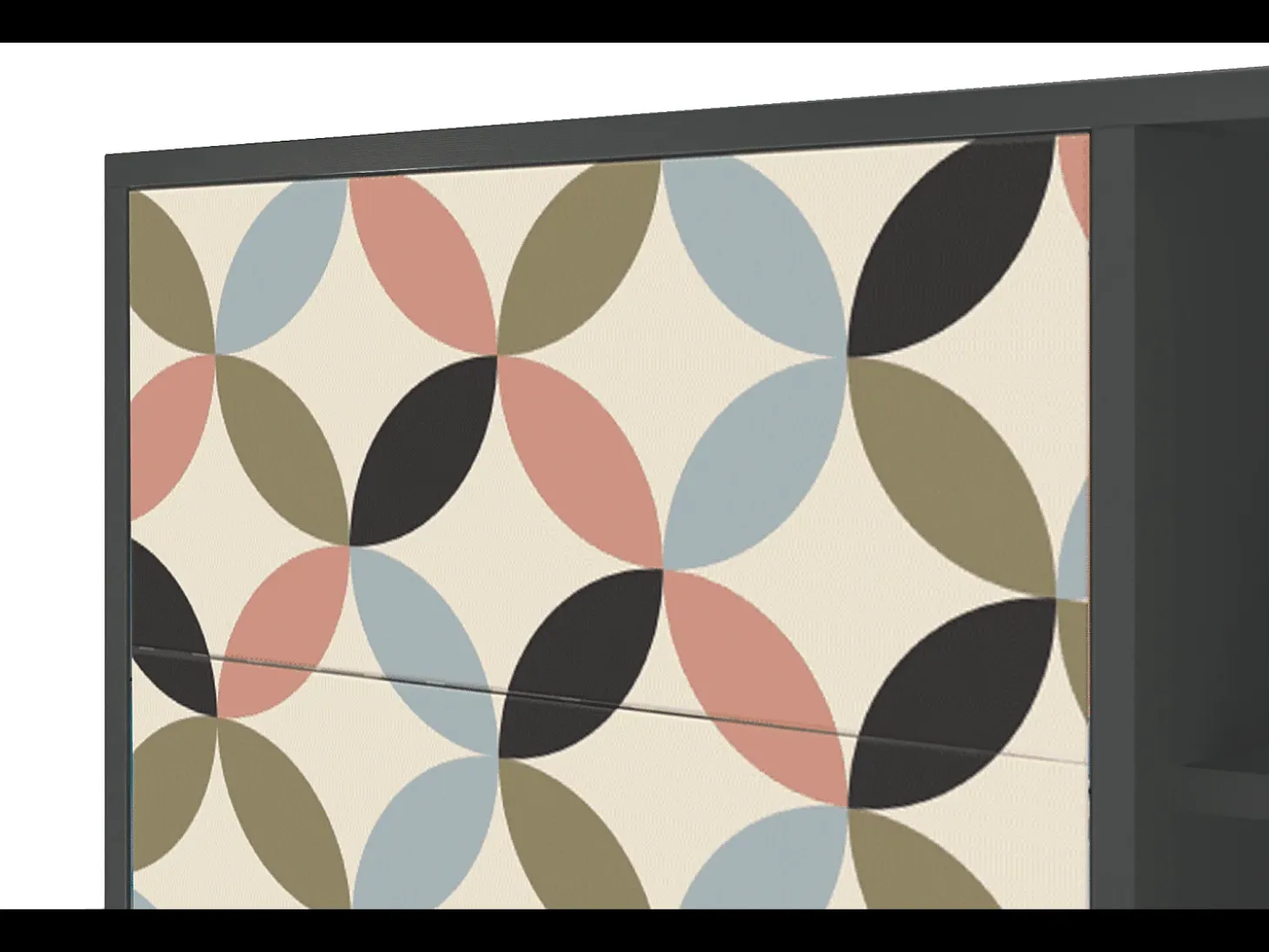 Aparador - 125x98x48 cm - BS2 - Butterfly Effect, Antracita