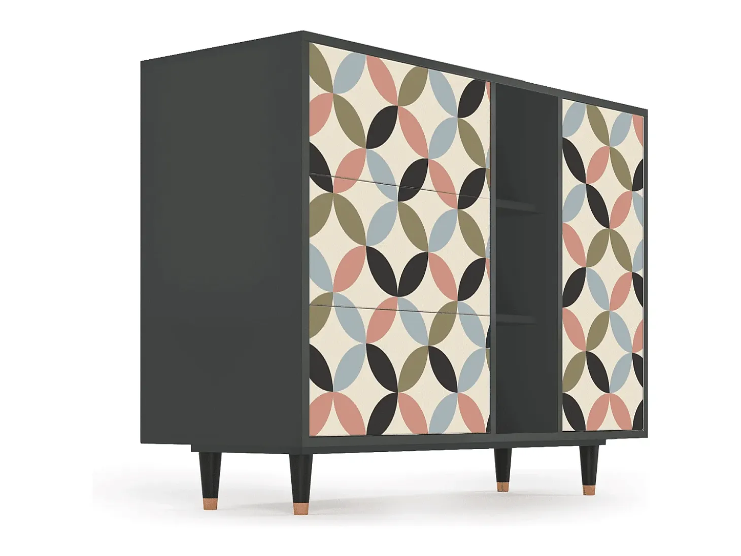 Aparador - 125x98x48 cm - BS2 - Butterfly Effect, Antracita