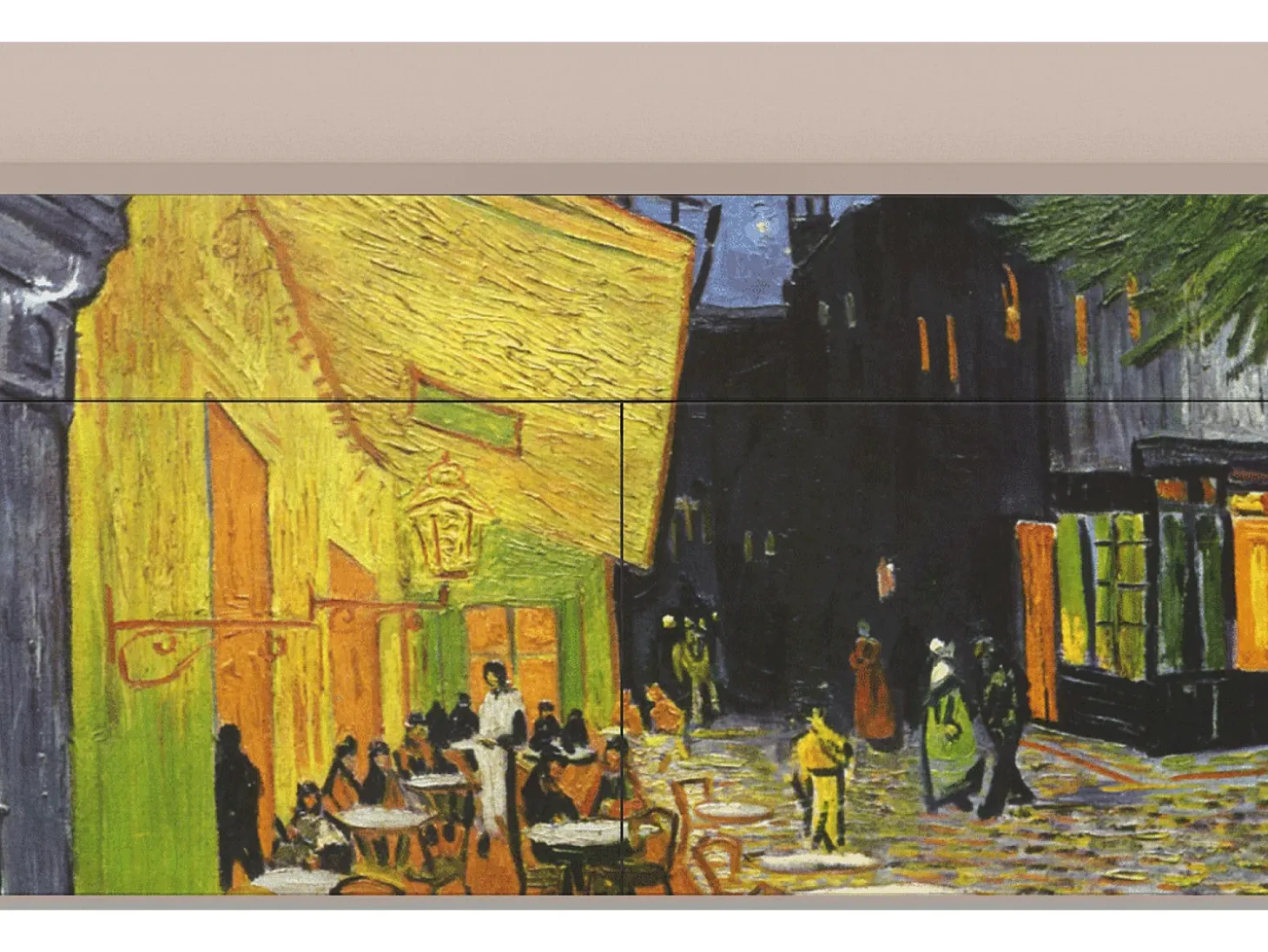 Aparador - 115x85x48 cm - BS4 - Café Terrace at Night, Latte
