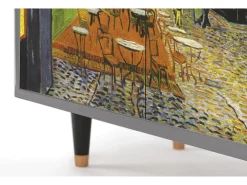 Aparador - 94x96x48 cm - BS3 - Café Terrace at Night, Gris