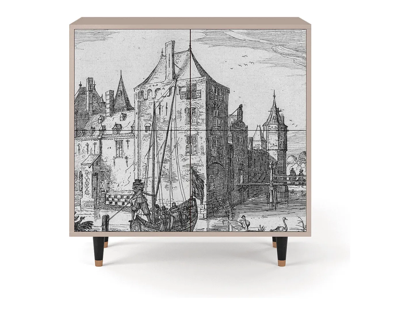 Aparador - 94x96x48 cm - BS3 - Castle by Breugel, Latte