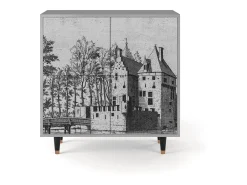 Aparador - 94x96x48 cm - BS3 - Castle with Bridge, Gris