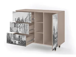 Aparador - 125x98x48 cm - BS2 - Castle by Breugel, Latte