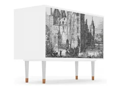 Aparador - 115x85x48 cm - BS4 - Castle by Breugel, Blanco