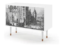 Aparador - 115x85x48 cm - BS4 - Castle by Breugel, Blanco