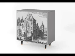 Aparador - 94x96x48 cm - BS3 - Castle by Breugel, Gris