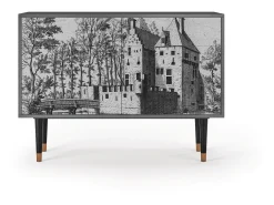 Aparador - 115x85x48 cm - BS4 - Castle with Bridge, Antracita