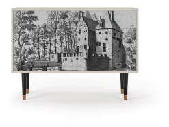 Aparador - 115x85x48 cm - BS4 - Castle with Bridge, Arena